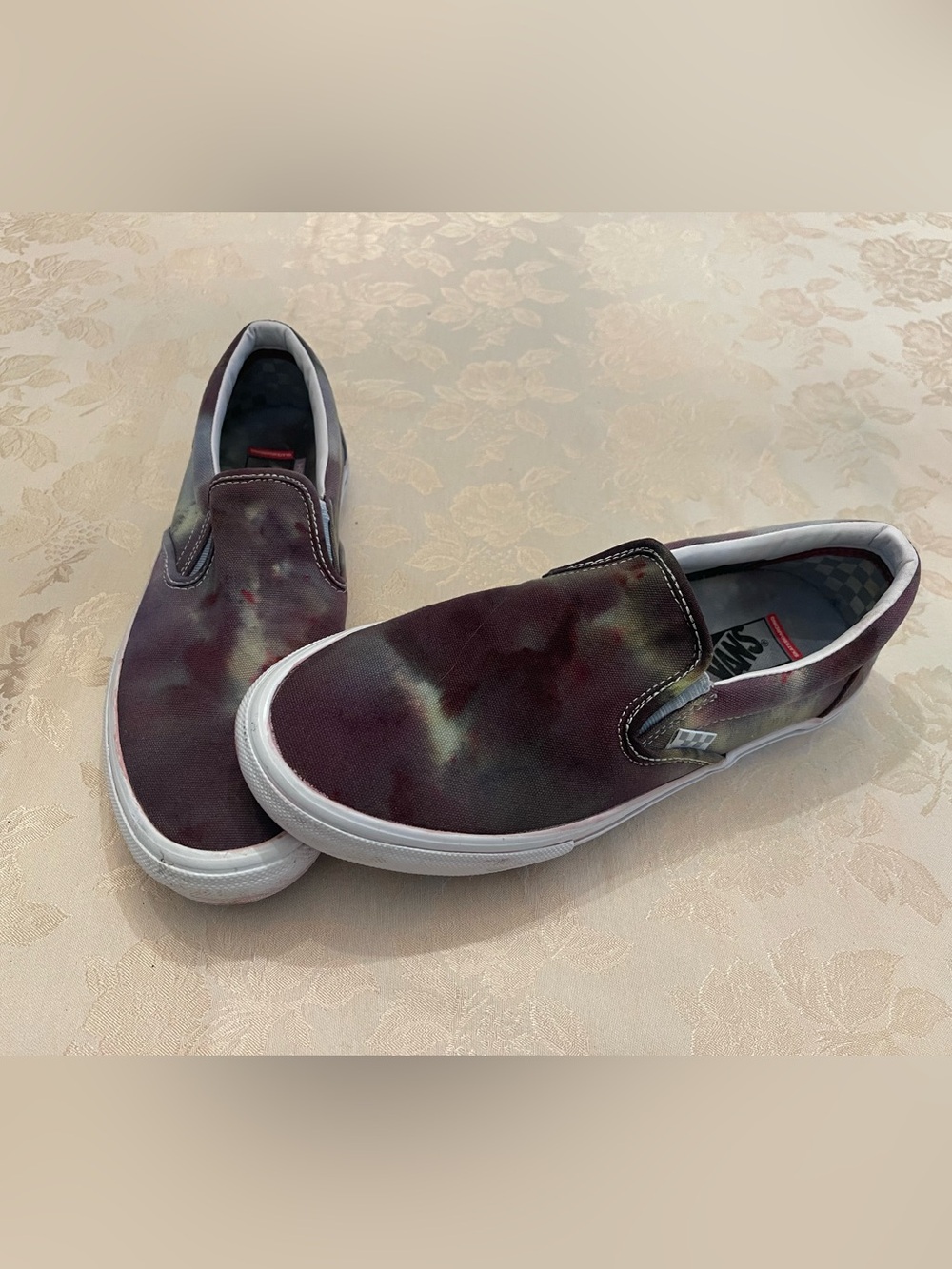 Vans Skate Off the Wall Slip-On Canvas Shoes 11M Tie Dyed new